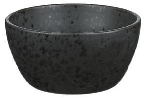 Černá kameninová miska Bitz Mensa, průměr 12 cm
