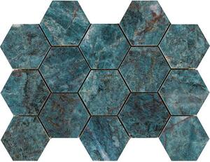EBS Lux hexagon 22,5x32,5 kionia smeraldo lesklý