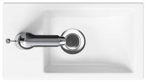 Koupelnová skříňka s umyvadlem CERSANIT - SET 886 LARA COMO 40 - BÍLÁ DSM (S801-187-DSM)