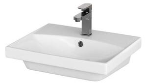Koupelnová skříňka s umyvadlem CERSANIT - SET 968 LARA CITY 50 - ŠEDÁ DSM (S801-215-DSM)