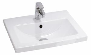 Koupelnová skříňka s umyvadlem CERSANIT - SET 820 LARA COMO 50 - OŘECH DSM (S801-153-DSM)