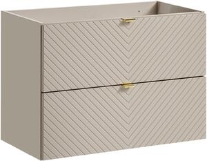 Comad Viva Cashmere skříňka 80x39x57 cm pod umyvadlo závěsná béžová VIVA CASHMERE 82-80-2S