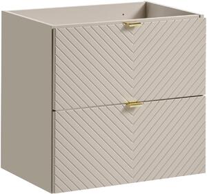 Comad Viva Cashmere skříňka 60x39x57 cm pod umyvadlo závěsná béžová VIVA CASHMERE 82-60-2S