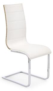 Jídelní židle K104 bílá / sonoma