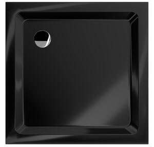 Sprchová vanička MEXEN SLIM 90x90 cm - černá