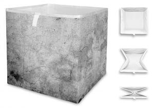 Úložná krabice cement concrete, 32x32cm