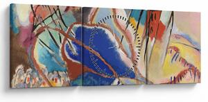 Obraz - Vasily Kandinsky, Improvisation No. 30 (Cannons), reprodukce (s hodinami) (90x30 cm)