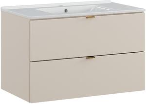 Sada umyvadlo Comad Lava UM-CFP LAVA 80D DP, skříňka Comad Dalia Cashmere DALIA CASHMERE 82-80-46-2S