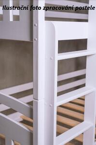 Dětská domečková postel s přistýlkou a šuplíky DAISY - 200x90 cm - bílá