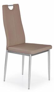 Jídelní židle Kelly (cappuccino + stříbrná). 1048001