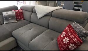 Vánoční polštář NORDIC 40x40 cm - šedý