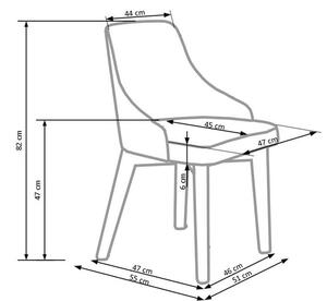Jídelní židle Tiara (bílá). 1048137