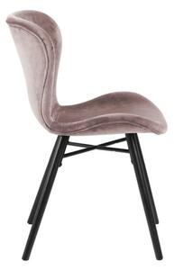 Pudrově růžová jídelní židle Actona Batilda