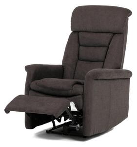 Polohovací křeslo hnědé elektrické TV-925 BR2