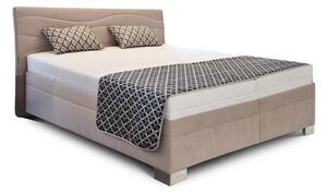 Čalouněná postel Windsor 180x200, béžová, včetně matrace