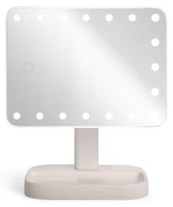 Zrcadlo do koupelny s LED osvětlením - LIVOO - DOS206 - LED - 3 světelné režimy - Nastavitelná rotace