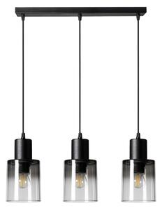 Light for home - Závěsné Svítidlo s 3 Skleněnýmii Stínidly na Liště a Variabilní Výškou Kabelů 60603 