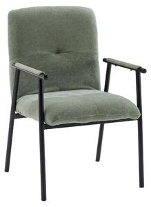 Polohovatelná křeslo s područkami, potahová látka Lifea Flex, vhodné do jídelny nebo kuchyně, čalouněné