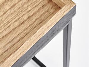 Konferenční stolek Yane (přirodně dřevo + černá). 1048593