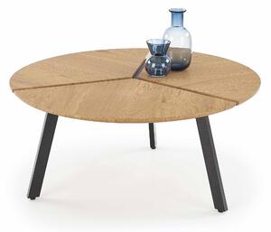 Konferenční stolek Letha (přírodní dřevo + černá). 1048631