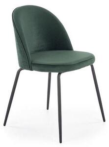 Jídelní židle Kliry (tmavě zelená). 1048608