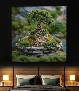 Obraz na plátně - Strom života Diorama Stoney FeelHappy.cz Velikost obrazu: 40 x 40 cm