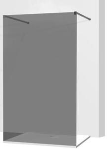 Variabilní sprchová zástěna MEXEN KIOTO 70x200 cm, 8 mm - grafitové sklo