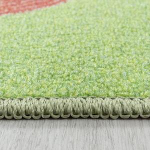 Dětský protiskluzový koberec Play uličky zelený