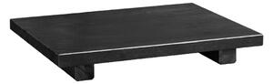 Sada 2 ks nočních stolků z borovicového dřeva v černé barvě Karup Design Dock Black