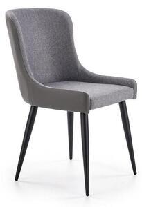 Jídelní židle Kiss (šedá + černá). 1048766