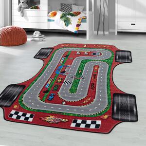 Dětský protiskluzový koberec Play závodní dráha