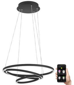 Eglo 900479 - LED Stmívatelný lustr na lanku LOBINERO-Z LED/43,2W/230V černá