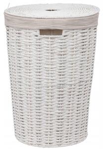 Volně stojící koš na prádlo 5five Simply Smart 40 l, bílý