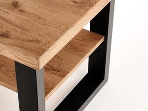 Konferenční stolek Horal (přirodně dřevo + černá). 1048926