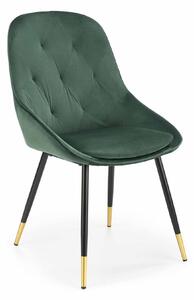 Jídelní židle Kevas (tmavě zelená). 1048943
