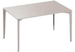 Fast Hliníkový jídelní stůl Allsize, Fast, obdélníkový 131x81x74 cm, lakovaný hliník barva dle vzorníku