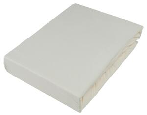 BOXSPRINGOVÉ PROSTĚRADLO, žerzej, béžová, 90/220 cm Novel - Prostěradla
