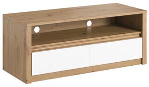 MALTA b | TV stolek RTV | 130 cm | dub artisan / bílá