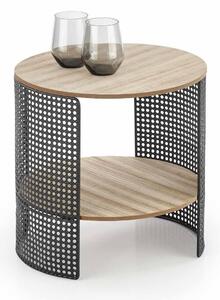 Konferenční stolek Tran (přirodně dřevo + černá). 1049013