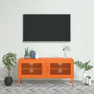 TV skříňka oranžová 105 x 35 x 50 cm ocel 336237