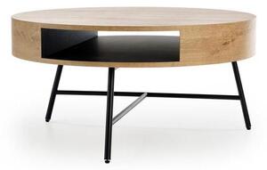 Konferenční stolek Calandra (dub zlatý + černá). 1049029
