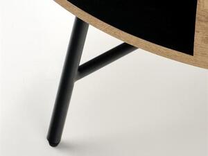 Konferenční stolek Calandra (dub zlatý + černá). 1049029