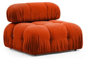 Atelier del Sofa Rohová sedací souprava Bubble Corner ( L1-O1-1R -Puf) - Tile Red, Červená