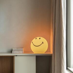 Žlutá plastová LED lampa Mr. Maria Smiley 40 cm