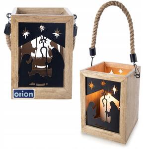 Lampion dřevo Orion 20 cm
