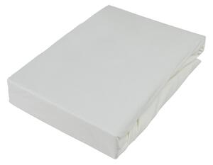 BOXSPRINGOVÉ PROSTĚRADLO, žerzej, bílá, 90/220 cm Novel - Prostěradla