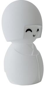 Bílá plastová LED lampa Mr. Maria Kokeshi 63 cm