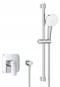 Podomítková umyvadlová baterie Grohe Cubeo, jednouchwytová, stříbrná