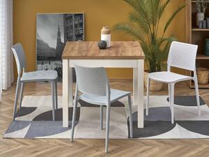 Rozkládací jídelní stůl 90-125 cm Tango (bílá) (pro 4 osoby). 1049290