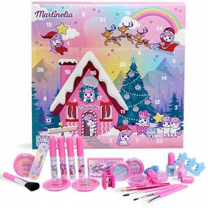 Dětský adventní kalendář s kosmetikou Martinelia jednorožec 24 dní
